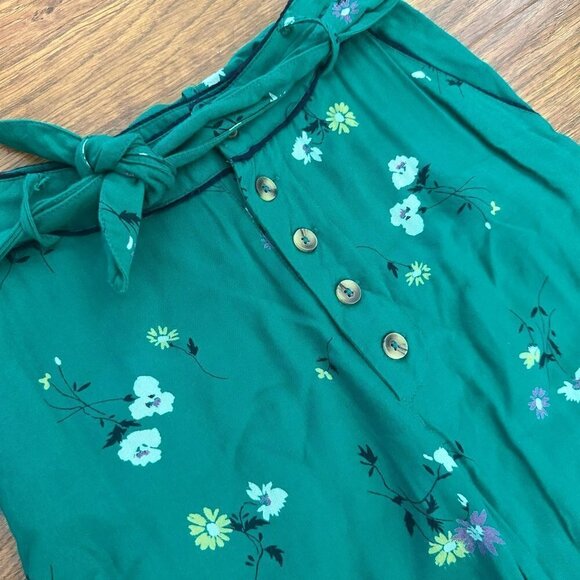 Free People size 0 Bennie Floral Printed Trouser Pants Wide Leg - Picture 4 of 8